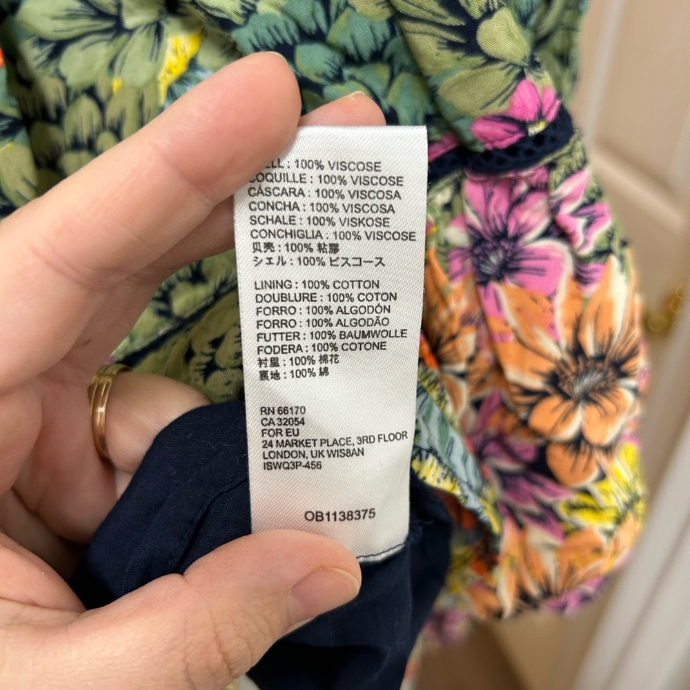 Urban Outfitters Honey Tiered Babydoll Mini Dress | Floral | Size M - Picture 9 of 13